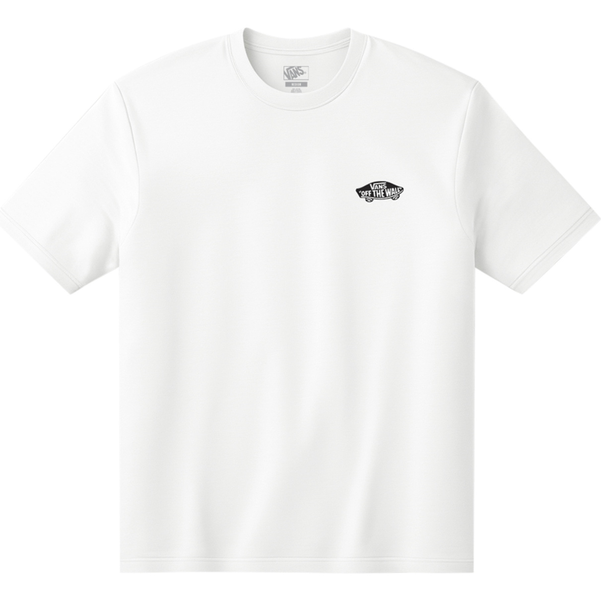 2026 Vans Mens Double Standard T-Shirt VN000SYDY - White / Black